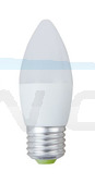 Lampa LED E27 C37 4W 220-240V świeczka barwa światła biała ciepła